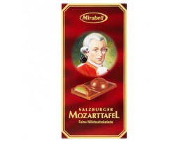 Mirabell Mozart молочный шоколад с марципаном 100 г